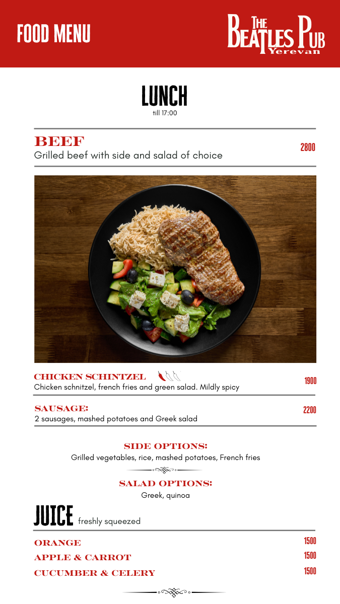 Menu Page 2
