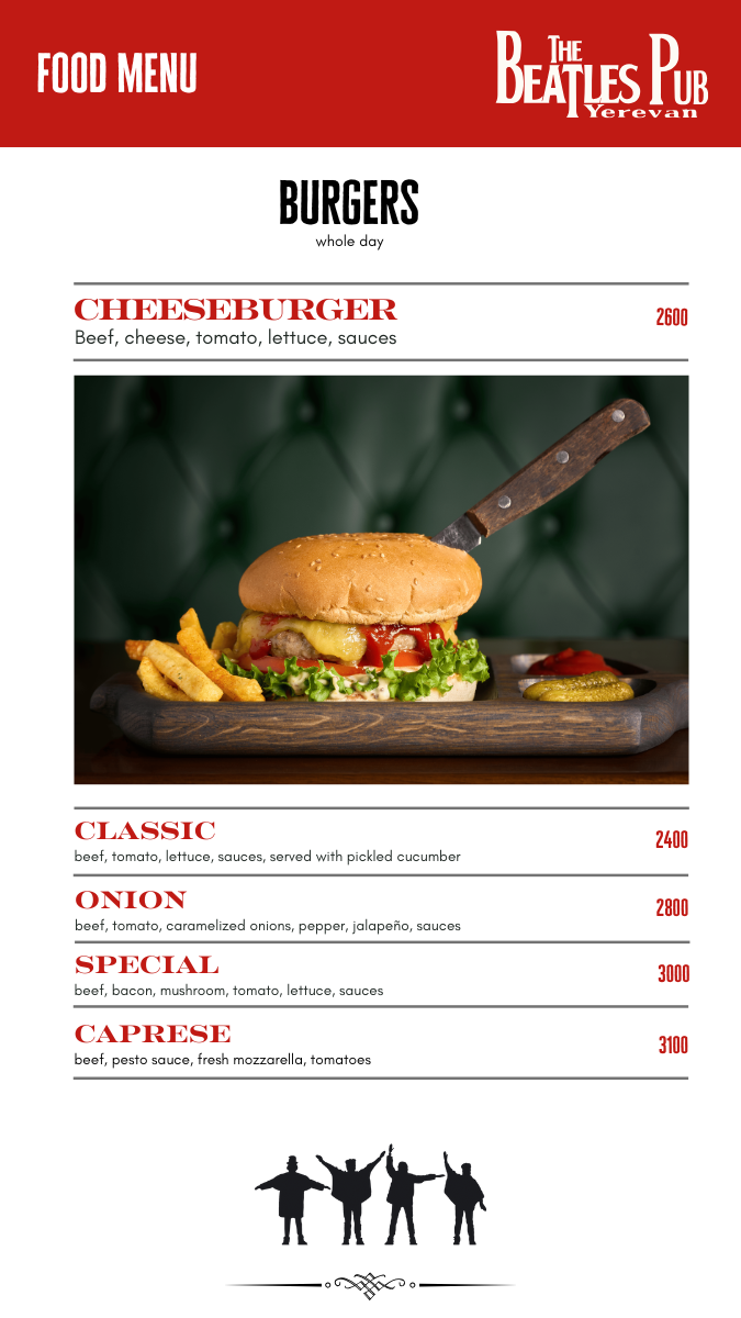 Menu Page 5